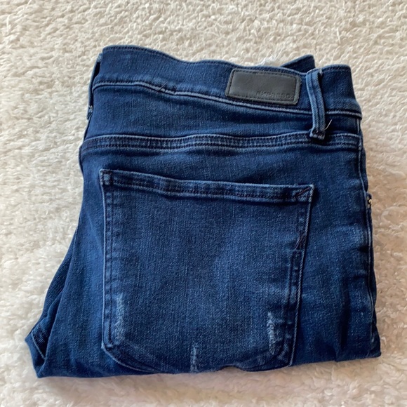 Express jeans ankle legging mid rise denim perfect size 12